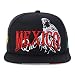Trendy Apparel Shop Mexico Guadalupe Embroidered Flat Bill Snapback Cap