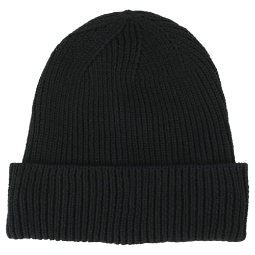 Trendy Apparel Shop Stretchy Cotton Knitted Cuff Beanie Hat