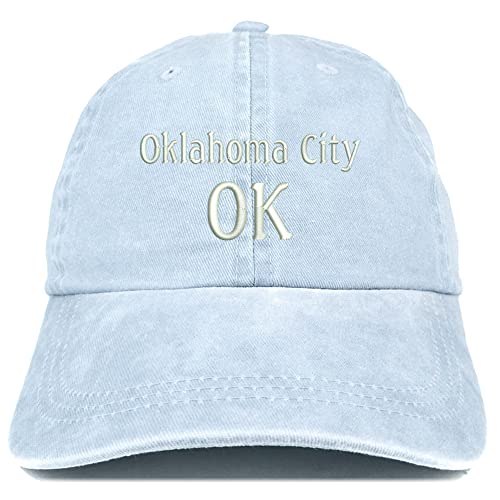 Trendy Apparel Shop Oklahoma City OK Embroidered Pigment Dyed Washed Baseball Cap