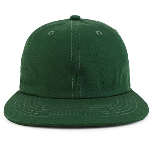 Trendy Apparel Shop Plain Casual Solid Color Low Profile Cotton Snapback Cap