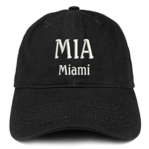 Trendy Apparel Shop MIA Miami Low Profile Soft Cotton Baseball Cap