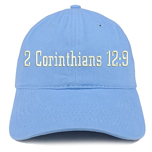 Trendy Apparel Shop 2 Corinthians 12:9 Low Profile Soft Cotton Baseball Cap