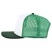 Trendy Apparel Shop 5 Panel Structured Trucker Cap with Mexico Flag Design Undervisor