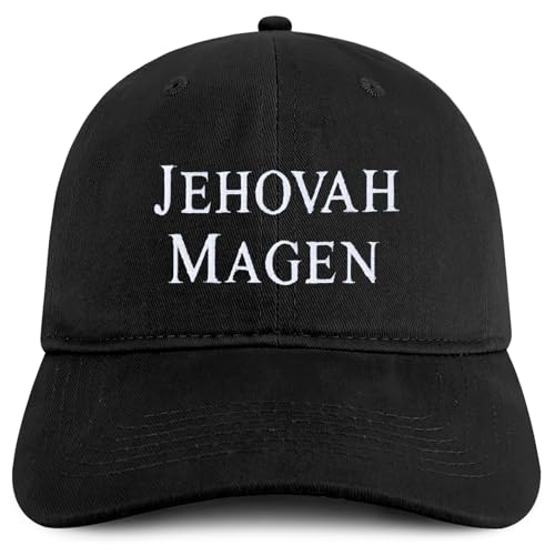 Trendy Apparel Shop Jehovah Magen Embroidered Soft Cotton Baseball Cap