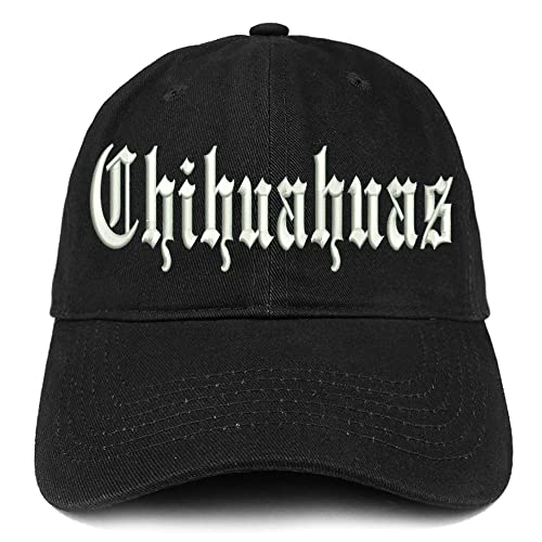 Trendy Apparel Shop Old English Chihuahuas Low Profile Soft Cotton Baseball Cap