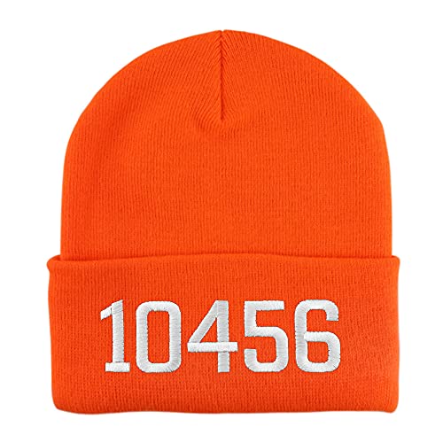 Trendy Apparel Shop 10456 Bronx NY Old English Embroidered Long Cuff Beanie