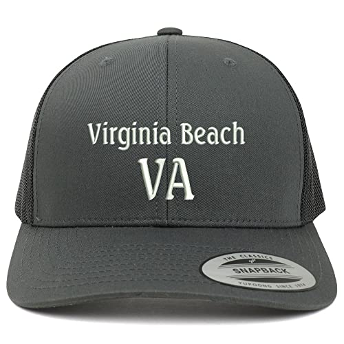 Trendy Apparel Shop Virginia Beach VA Embroidered Retro Fit Trucker Mesh Cap
