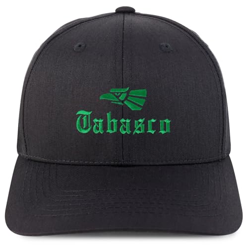 Trendy Apparel Shop Tabasco Mexico State Embroidered 6 Panel Snapback Baseball Cap