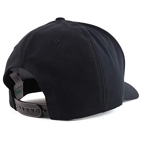 Trendy Apparel Shop Oversized Big 5 Panel Cotton Structured Baseball Cap