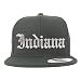 Trendy Apparel Shop Indiana State Old English Embroidered Flatbill Snapback