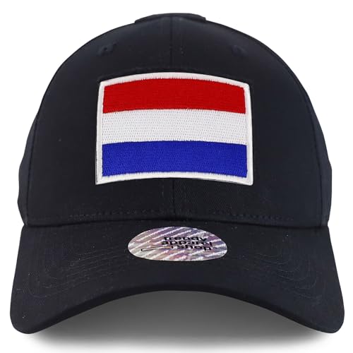Trendy Apparel Shop Luxembourg Flag Hook and Loop Patch Tactical Baseball Cap