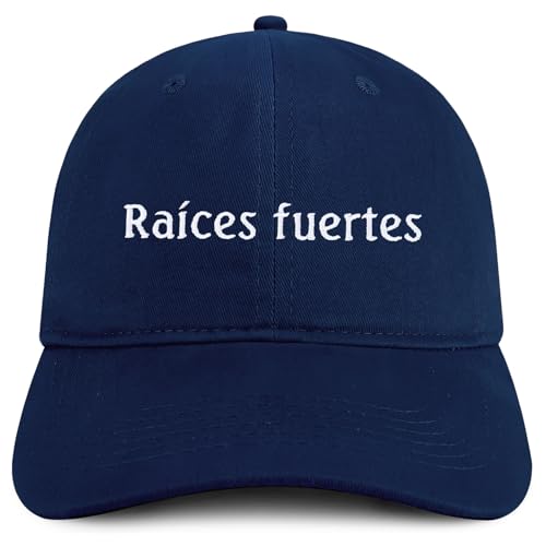 Trendy Apparel Shop Raices fuertes Embroidered Cotton Low Profile Dad Hat