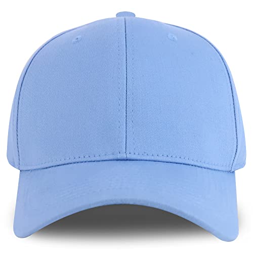 Trendy Apparel Shop XXL Oversize 6 Panel Cotton Fitted Cap
