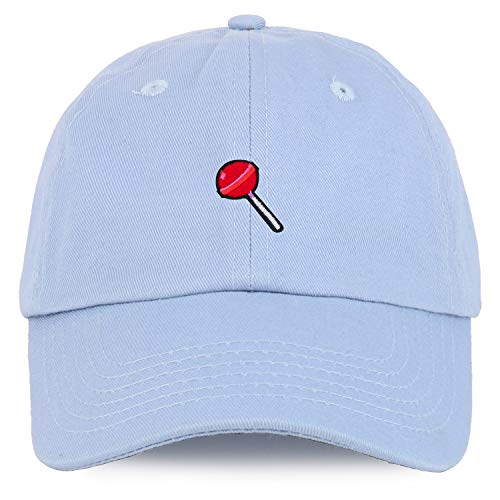 Trendy Apparel Shop Lollipop Patch Youth Small Fit Unstructured Cotton Baseball Cap