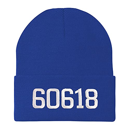 Trendy Apparel Shop 60618 Chicago IL Old English Embroidered Long Cuff Beanie
