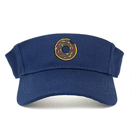 Trendy Apparel Shop Donut Patch Cotton Infant Summer Visor Cap