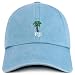 Trendy Apparel Shop Fiji with Palm Tree Embroidered Pigment Dyed Cotton Baseball Cap