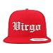 Trendy Apparel Shop Virgo Old English Embroidered Flatbill Snapback