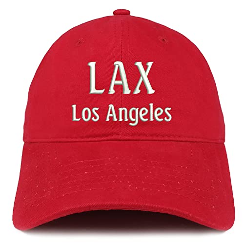 Trendy Apparel Shop LAX Los Angeles Low Profile Soft Cotton Baseball Cap