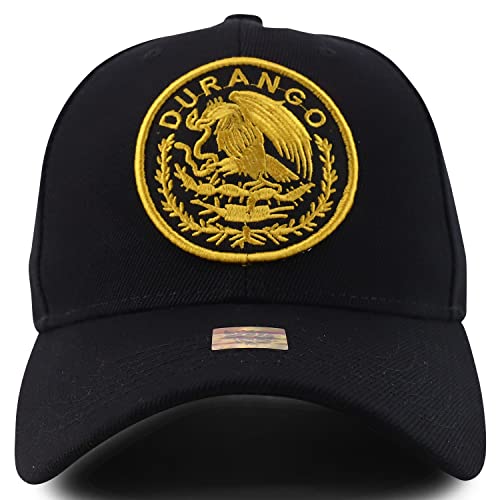 Trendy Apparel Shop Cities of Mexico Circular Logo Embroidered Structured Baseball Cap