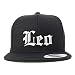 Trendy Apparel Shop Leo Old English Embroidered Flatbill Snapback