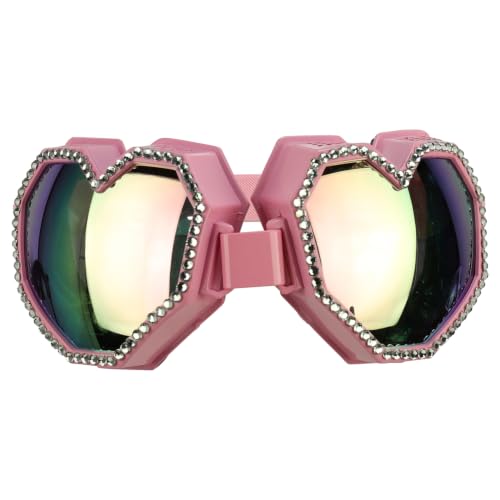 Trendy Apparel Shop Bling Rhinestone Festival Rave Goggles