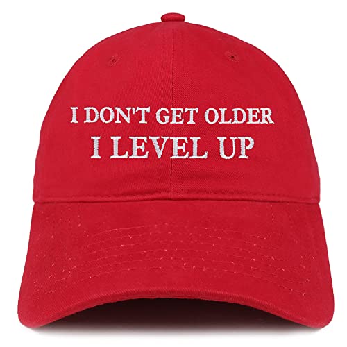 Trendy Apparel Shop I Don't Get Older, I Level Up Low Profile Soft Cotton Baseball Cap