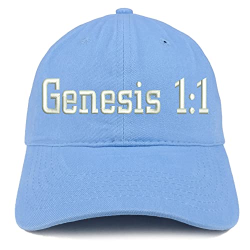 Trendy Apparel Shop Genesis 1:1 Low Profile Soft Cotton Baseball Cap