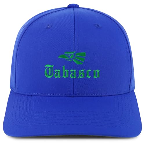 Trendy Apparel Shop Tabasco Mexico State Embroidered 6 Panel Snapback Baseball Cap