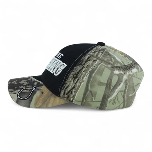 Trendy Apparel Shop 6 Panel Structured Fishing Embroidered Ball Cap