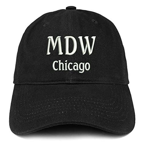 Trendy Apparel Shop MDW Chicago Low Profile Soft Cotton Baseball Cap