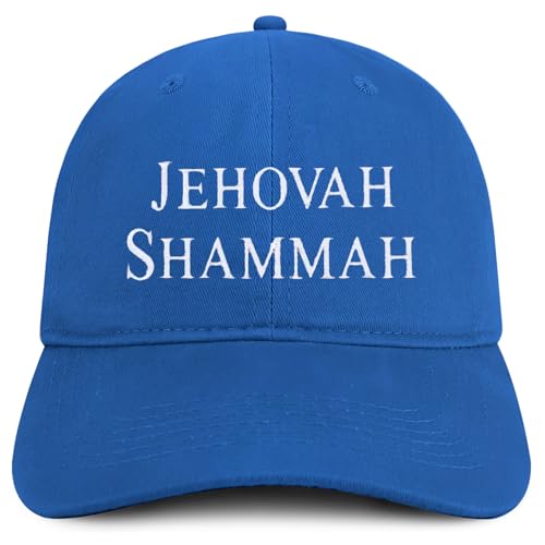 Trendy Apparel Shop Jehovah Shammah Embroidered Soft Cotton Baseball Cap