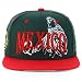 Trendy Apparel Shop Mexico Guadalupe Embroidered Flat Bill Snapback Cap