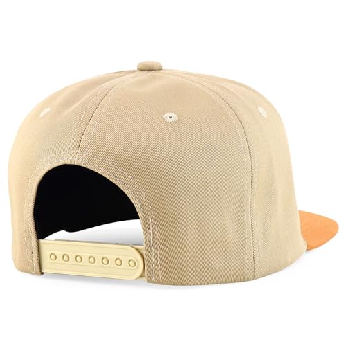 Trendy Apparel Shop Mexico Eagle Embroidered Flatbill Snapback Cap