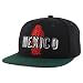Trendy Apparel Shop Mexico Guadalupe Embroidered Flat Bill Snapback Cap