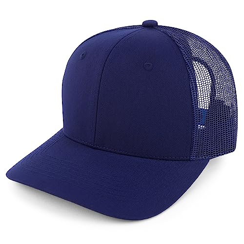 Trendy Apparel Shop Structured High Profile 6 Panel Mesh Trucker Baseball Cap