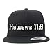 Trendy Apparel Shop Hebrew 11:6 Embroidered Flatbill Snapback