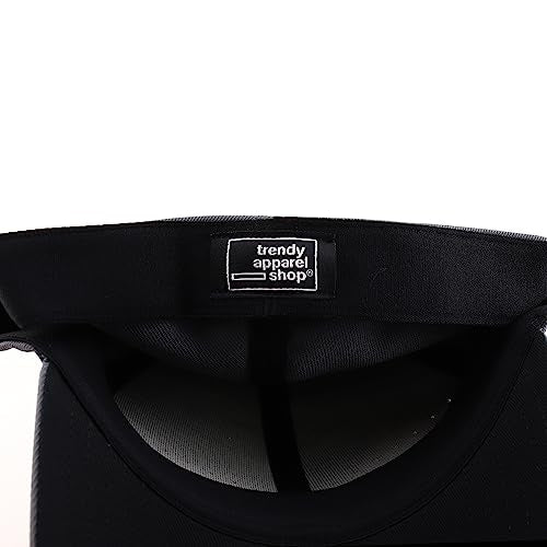 Trendy Apparel Shop Oversize XXL Classic Structured 6 Panel Curved Bill Stretchy Fitted Ball Cap