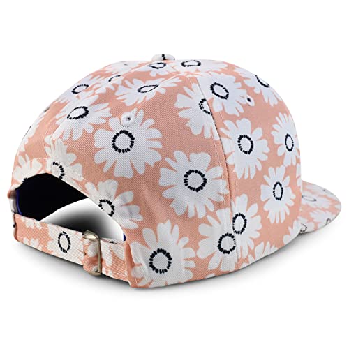 Trendy Apparel Shop 5 Panel Structured Flatbill Snapback Cap