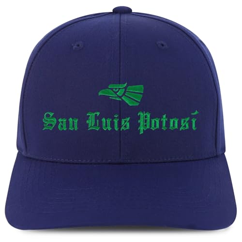 Trendy Apparel Shop San Luis Potosi Mexico State Embroidered 6 Panel Snapback Baseball Cap