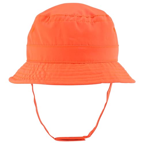 Trendy Apparel Shop Infant Light Weight Bucket Hat with Chin Strap