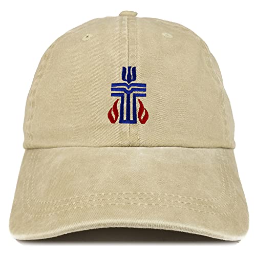 Trendy Apparel Shop Presbyterian Church Embroidered Pigment Dyed Washed Baseball Cap