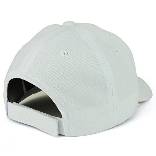 Trendy Apparel Shop Plain Structured Crown Adjustable Baseball Cap