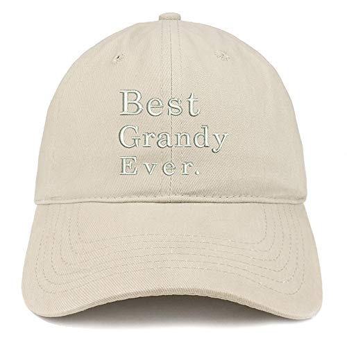 Trendy Apparel Shop Best GRADNY Ever Embroidered Soft Crown 100% Brushed Cotton Cap