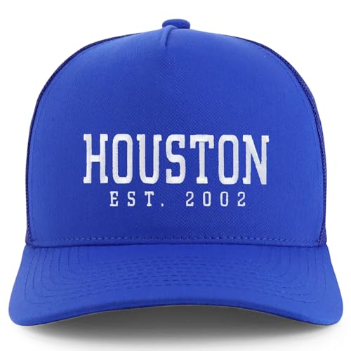 Trendy Apparel Shop Houston Est.2002 Embroidered 5 Panel Snapback Trucker Cap