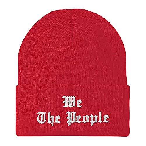 Trendy Apparel Shop We The People Old English Embroidered Long Cuff Beanie