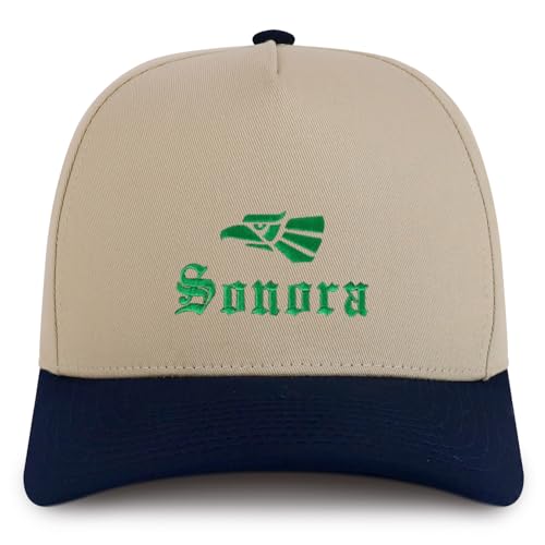 Trendy Apparel Shop Sonora State of Mexico Embroidered 5 Panel Structured Baseball Cap