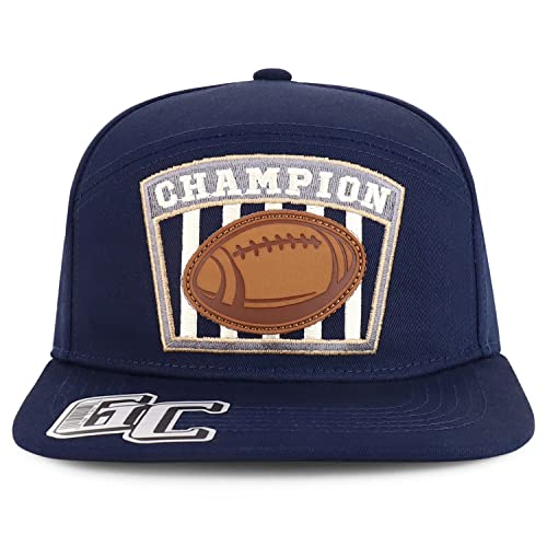 Trendy Apparel Shop Super League Champion Embroidered Flatbill Snapback Cap