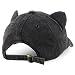 Trendy Apparel Shop Washed Cotton Cat Ear Baseball Cap with Sunglasses Holder
