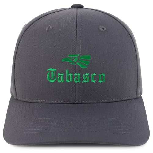 Trendy Apparel Shop Tabasco Mexico State Embroidered 6 Panel Snapback Baseball Cap